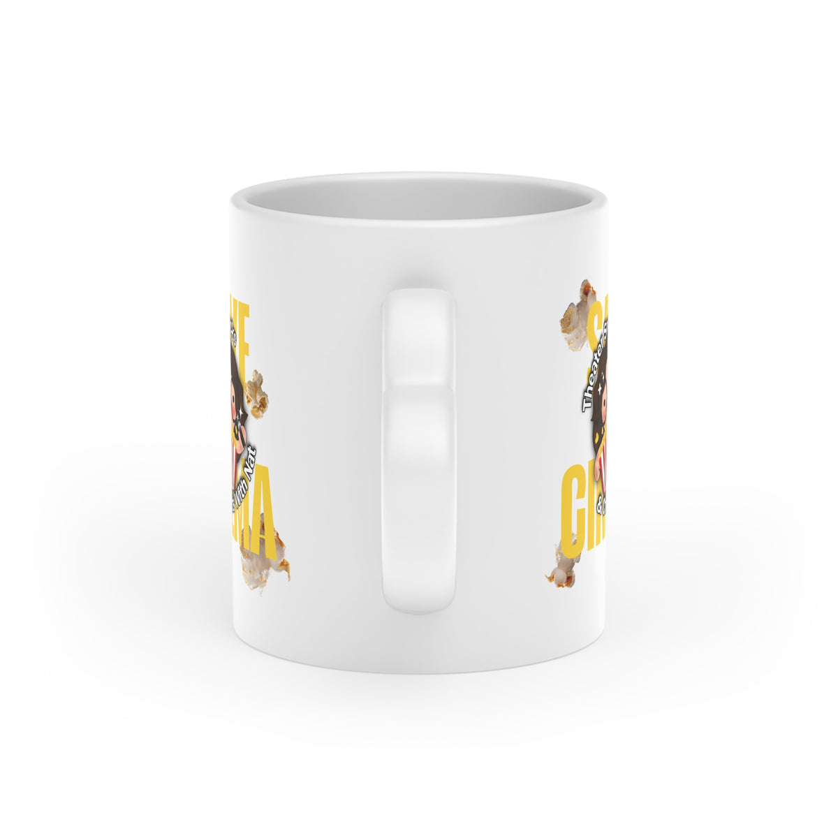 Save Cinema With Lots of Love, Theater Popcorn, and Chats with Nat 11 oz Mug