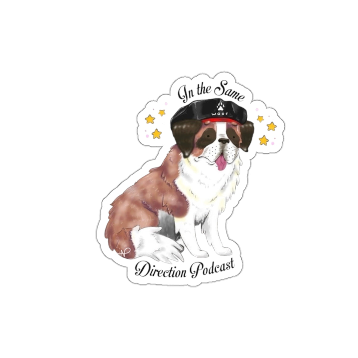 In the Same Direction Podcast Die-Cut Sticker